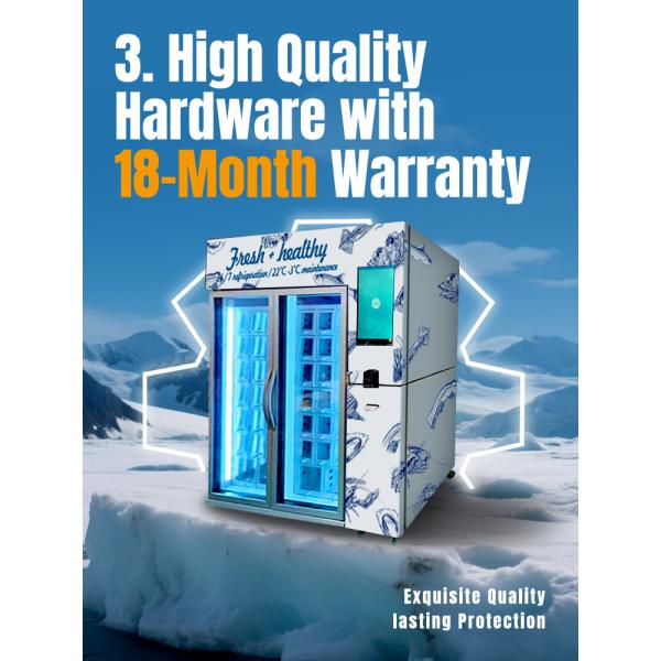 Frozen Locker Vending Machine for Retail – R290 Refrigerant for Meat & Seafood Stores, Supermarkets & Farms