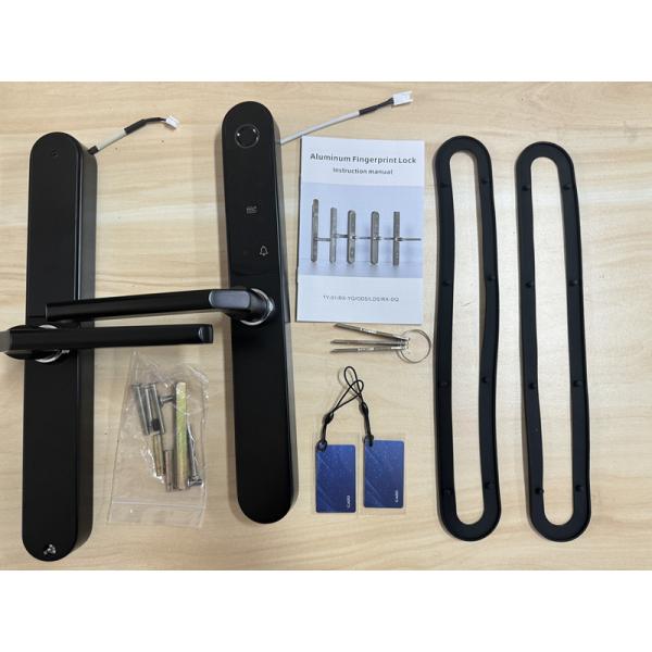 Finished Painted Rfid Door Lock Commercial Bluetooth WiFi Special Card / Code / Fingerprint / APP