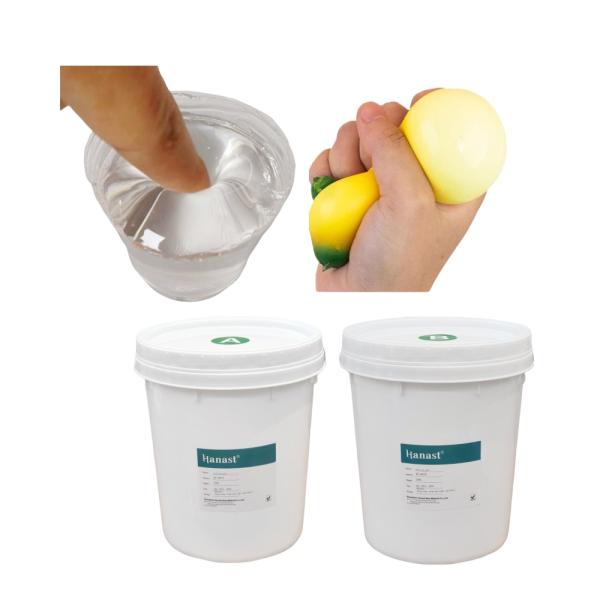 Silicone Gel Material Non Toxic Decompression Relax Toy 1:1 Clear Squishy Silicone Gel