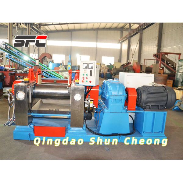 Open Mill Rubber Mixing Machine with Automatic Thin Oil Lubrication Labyrinth Seal System and Whole Base Design