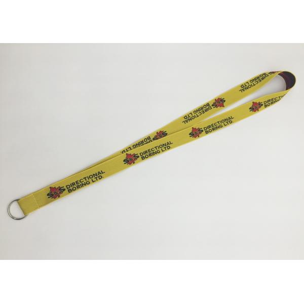 Customized Logo Decorative Badge Holder Lanyard With Polyester Material