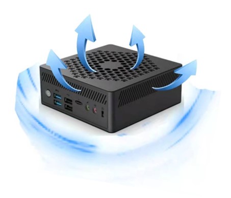 N4500 N5100 N5105 Fanless Mini PC 4XUSB3.0 HDMI DP Mini Desktop Computer