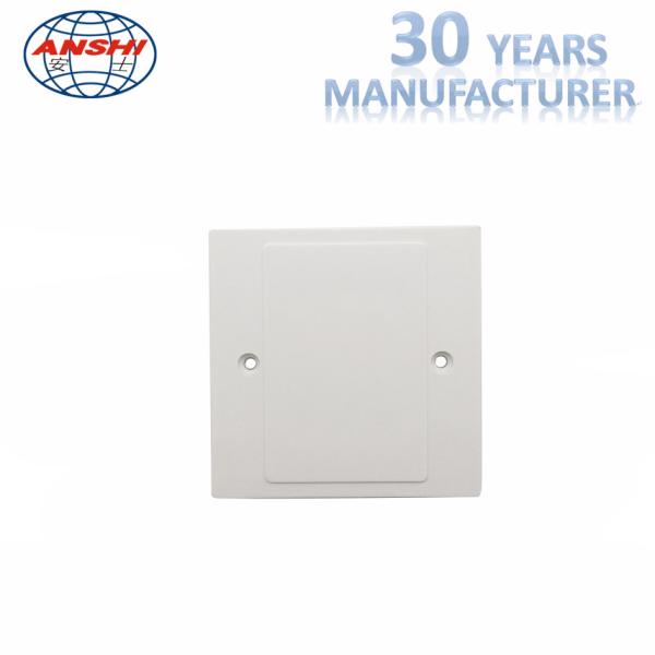 Blank Panel Socket Cover Plate ABS / PC Material For Telephone / Workstation OEM