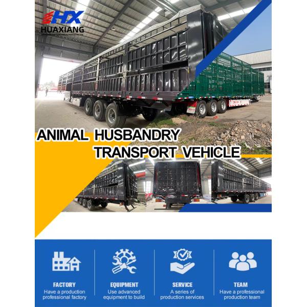 17*2.55*2 Dimensions Semi-Trailer Versatile and Sturdy for Cargo Storage