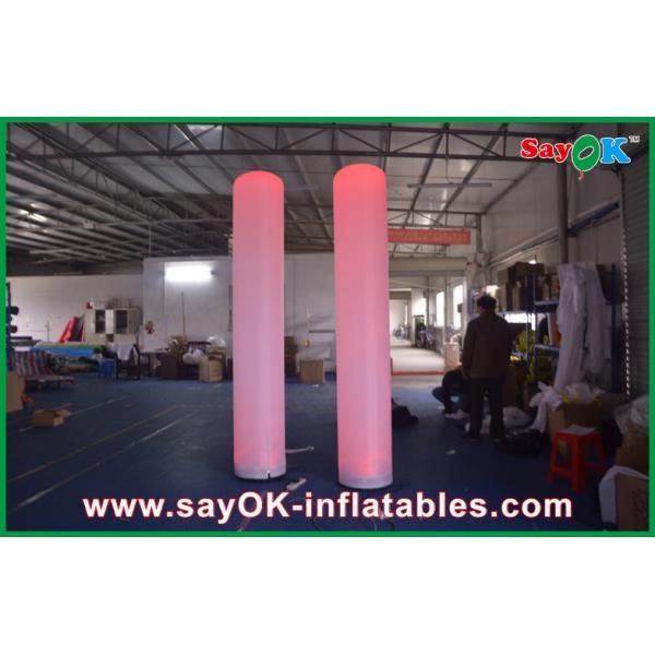 3m High Led Light Inflatable Yard Decorations Wedding Use Green