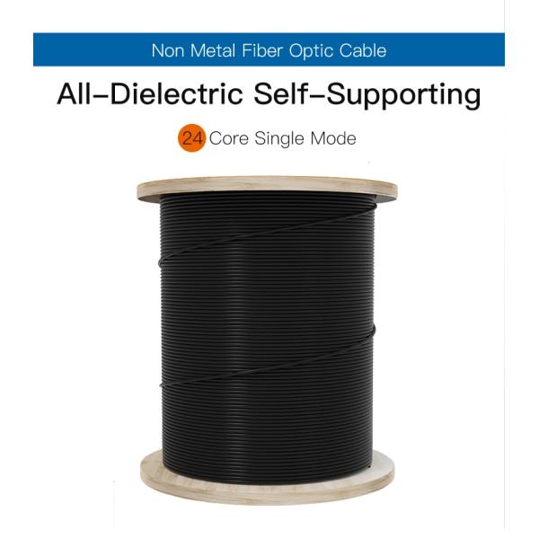 Span 100m 12 24 48 96 core ADSS Self Supporting Aerial Cable