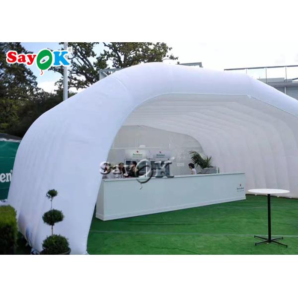 Inflatable Camping Tent Double Stitching Indoor Inflatable Shell Shape Stage Tent