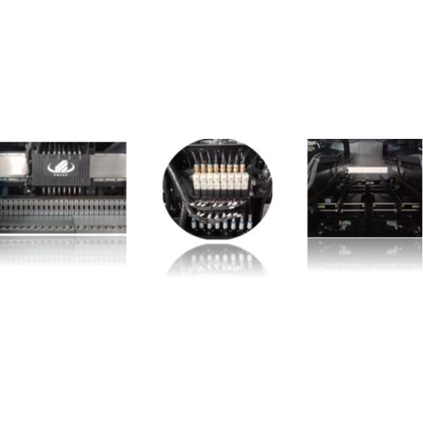 8 Nozzles Led Chip Mounting Machine , High Precision Smd Assembly Machine 8KW