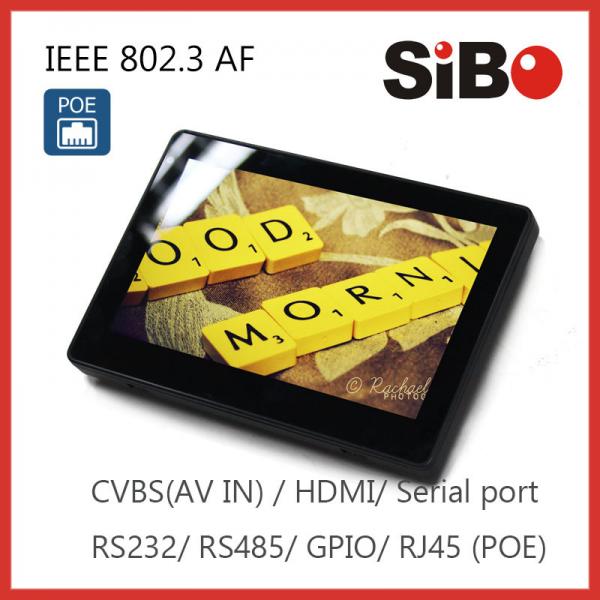 7 Inch Android Monitor With Ethernet, WIFI, Web Browser For HVAC Control System integrator