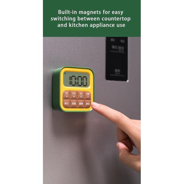 Quartz Motivity Type Kitchen Timer Beauty Electronic Countdown Silent Cooking Timer