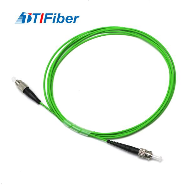 50 / 125um LSZH Fiber Optic Patch Cord Multimode OM5 FC-ST DX Simplex