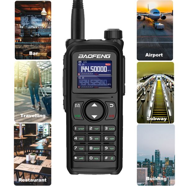 Baofeng UV-28 Long Range Walkie Talkie with 10W Output Power 999 Storage Channels and 2200mAh Battery