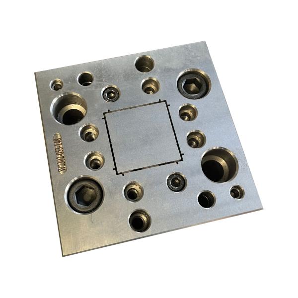 Silver PVC Electrical Cable Trunking Profiles Extrusion Mold for Customer Requirements