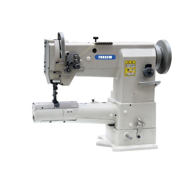 Double Needle Compound Feed Cylinder Bed Heavy Duty Leather Sewing Machine