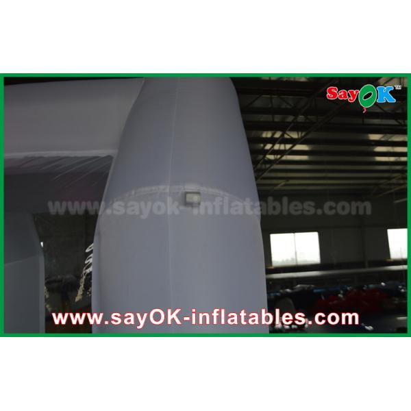 1.5 * 1.5 * 2.5m White Custom Inflatable Products Customized Inflatable Box Tent