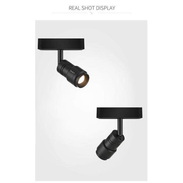 Magnetic CREE COB LED Track Light 6-60 Degree Adjustable Beam Angle