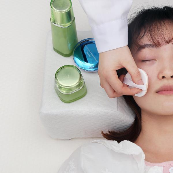 Anti Bacterial Memory Foam Pillows Washable Case Eyelash Extensions Application