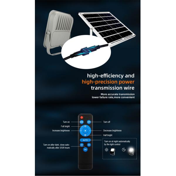 Sensor Industrial 150w Solar LED Flood Lights 6500K SMD 2835