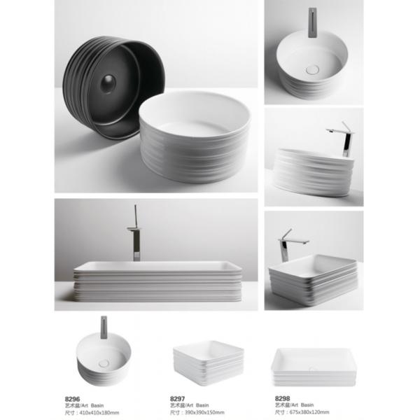 Ceramic Pattern Hand Wash Basins Luxury Sink Art Self Cleaning Glaze