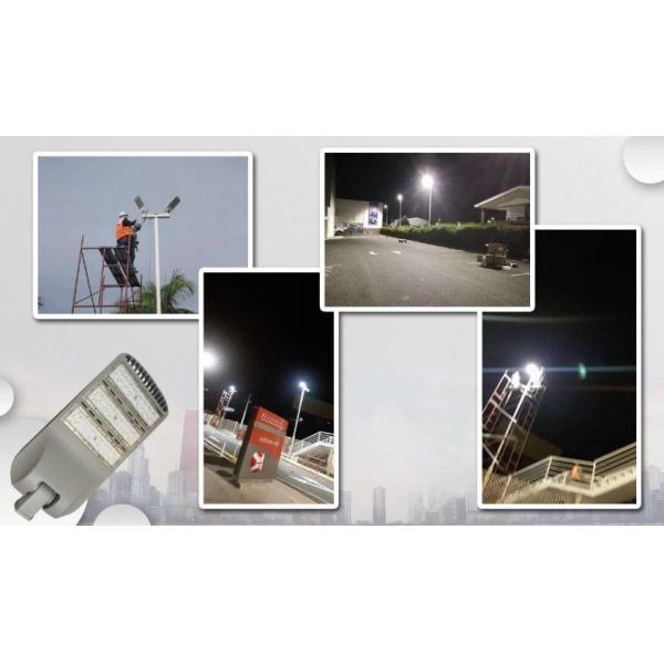 Zigbee System 80W ROHS LVD LED Street Lighting Modular Aluminium