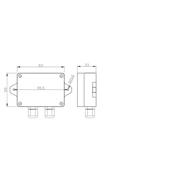 SM1900B RS485 bus protection modules and DS18B20 Temperature Sensor