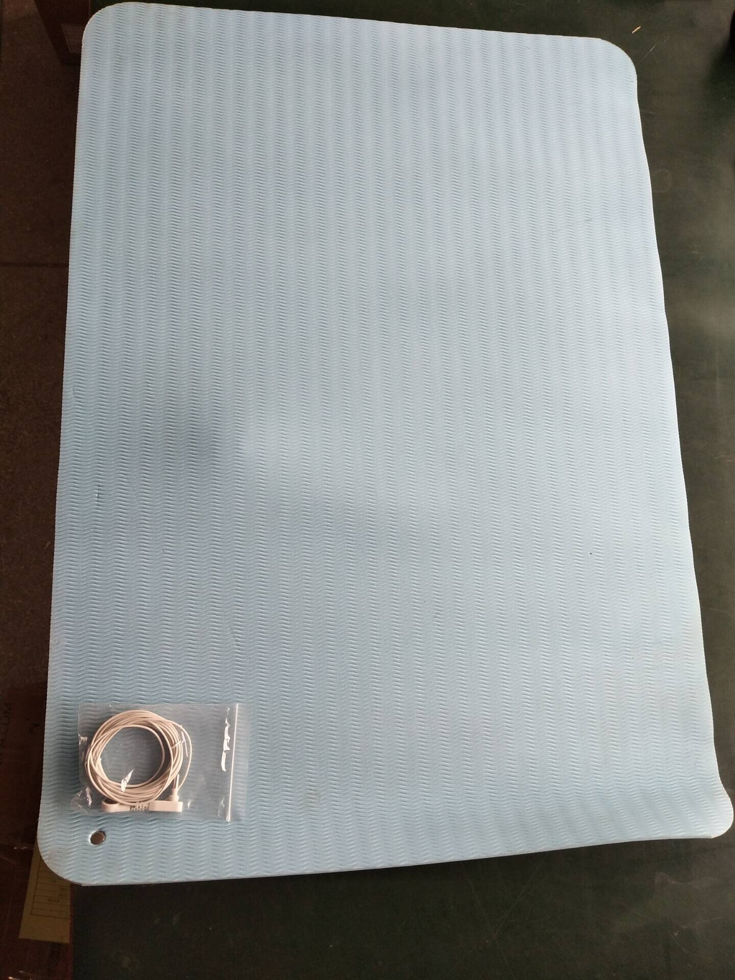 15ft White PU Straight Earthing Grounding Cable Bed Sheet Earthing Mat Replacement for Grounding Devices