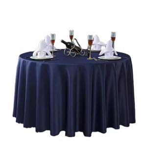 Customized Color Hotel Table Cloth High Durability Comfortable For Dining