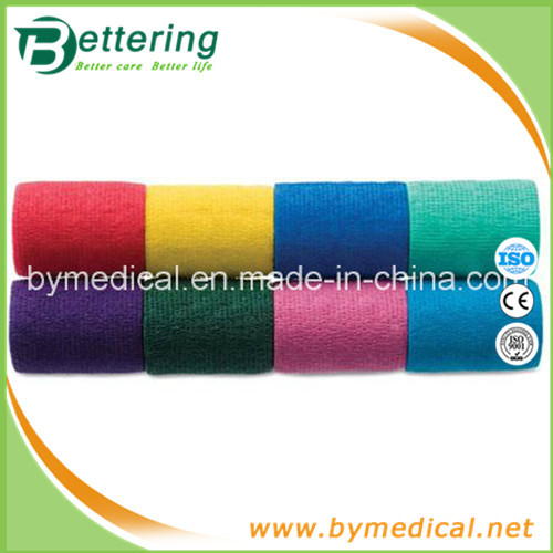 7.5cm Hand tearing Non Woven self adhering elastic bandage