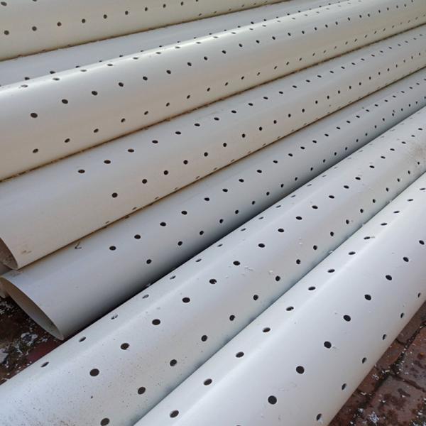 Customizable Perforated PVC Drainage Pipe with Round Head Long-Lasting Performance