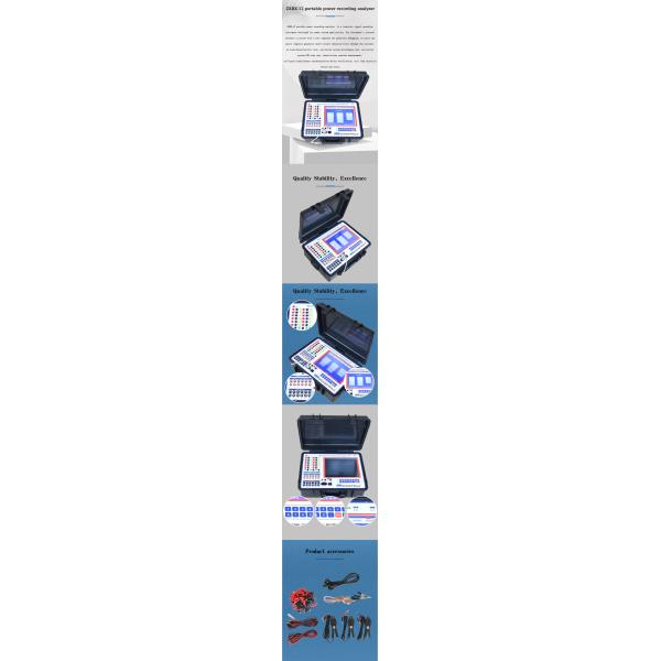 Power System Alternator Electric Parameters Signal Recorder and Analyzer