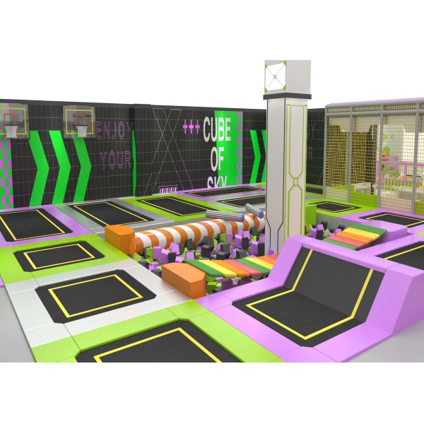 Custom Macaron Indoor Soft Play System Multi Functional 360 Full Protection