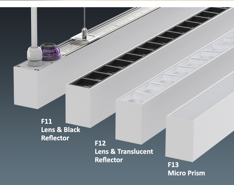 Seamless Linking LED Linear Light with UGR