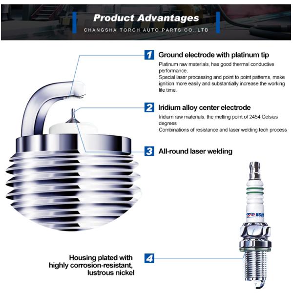 OEM original standard automobile spark plug can replace Denso and Bosch automobile spark plug with favorable price