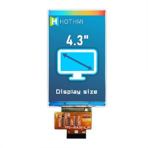 4.3" IPS TFT LCD | 480x800 MCU display | NT35510