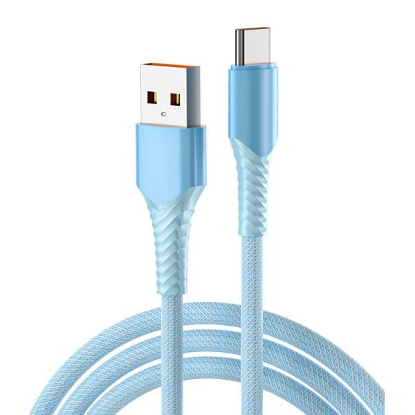 QC3.0 Mobile Charging Fast USB Data Cable To Type C Max Power 66W