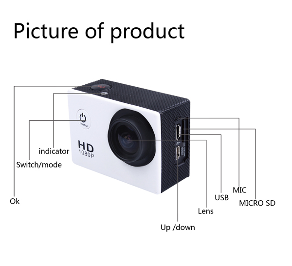 HD Digital Video Camera/ Wifi APP Smart Mini Digital Camera Ultra-Slim TG2/ Digital Camera