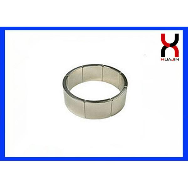Strong Permanent Segment NdFeB Arc Magnet Irregular Shaped N35 - N52 Grade