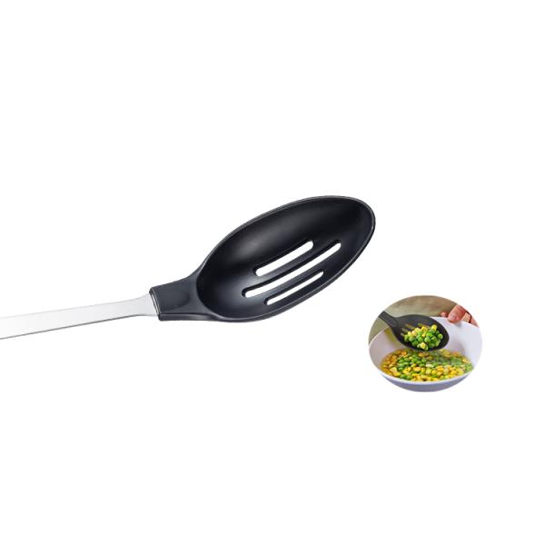 Nylon Kitchen Utensils Set with Rotating Stand and Multi-functional Kitchen Gadgets