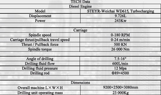 Rubber Track Horizontal Directional Drilling Tools With Air Conditioner