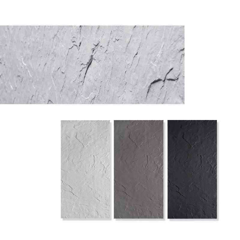 Slate Soft Stone Flexible Wall Panel Ultra Thin Easy Paste For Storefront Villa Decor