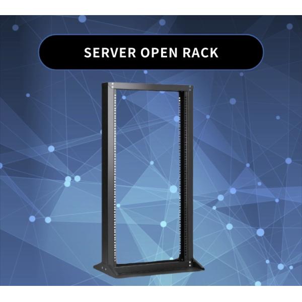 600mm 42U Open Rack with Cable Manager Frame Server Rack 4 Post and Universal Wheel Accessories