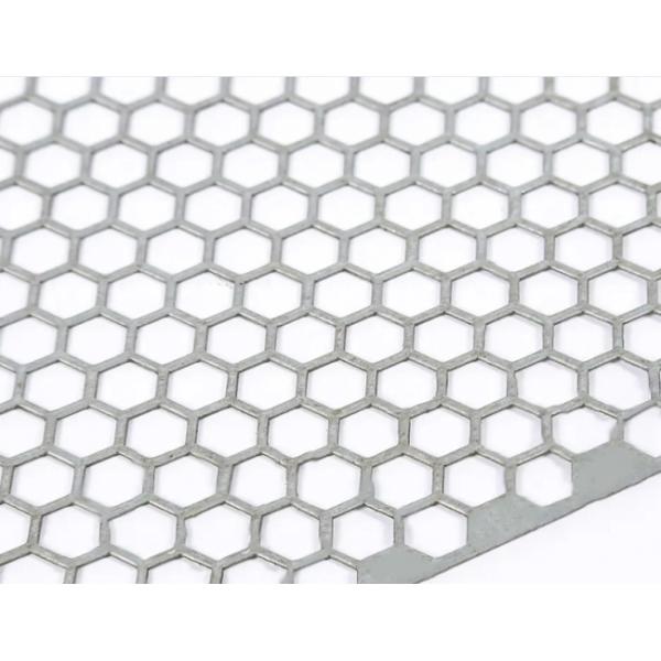 Hexagonal Galvanizing Perforated Stainless Steel Mesh Decoration Construction Material