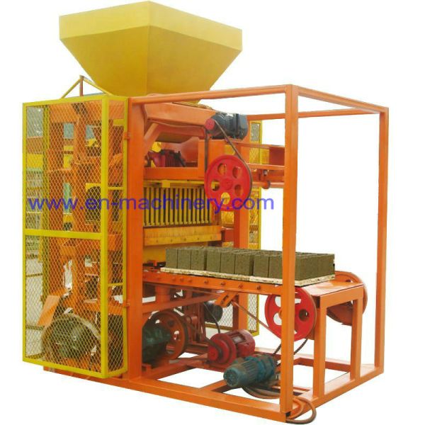 Semi Automatic Brick making machine/block Small Scale machine 4-26 Economic Construction Machinery