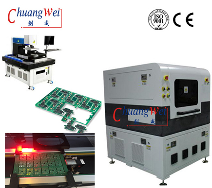 High Accuracy FPC / Rigid - Flex PCB Laser Depaneling Machine 10W / 12W
