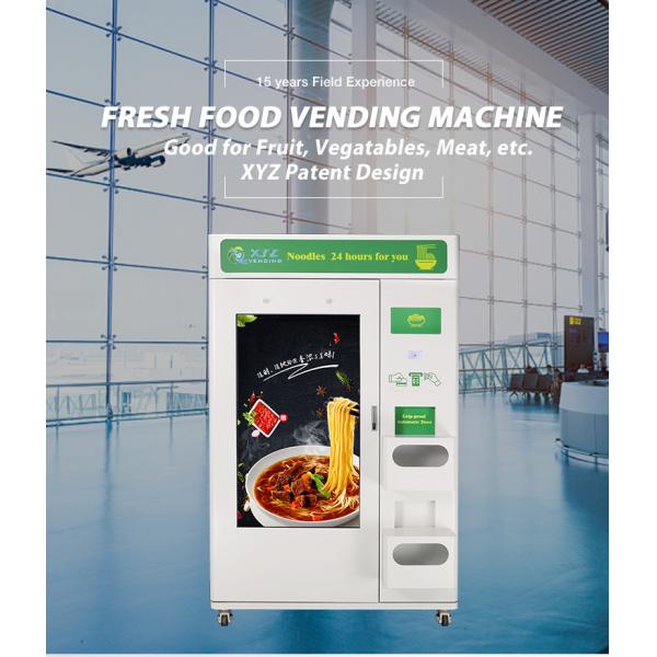 Restaurant XY Elevator System Automatic Hot Water Custom Instant Ramen Vending Machine for Noodles