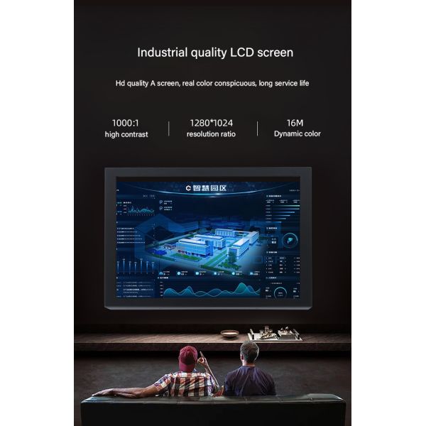 10.1inch Industrial All in One Computers with Embedded Capacitance Touch Screen Computer Fanless J4125 Industrial Panel Pc