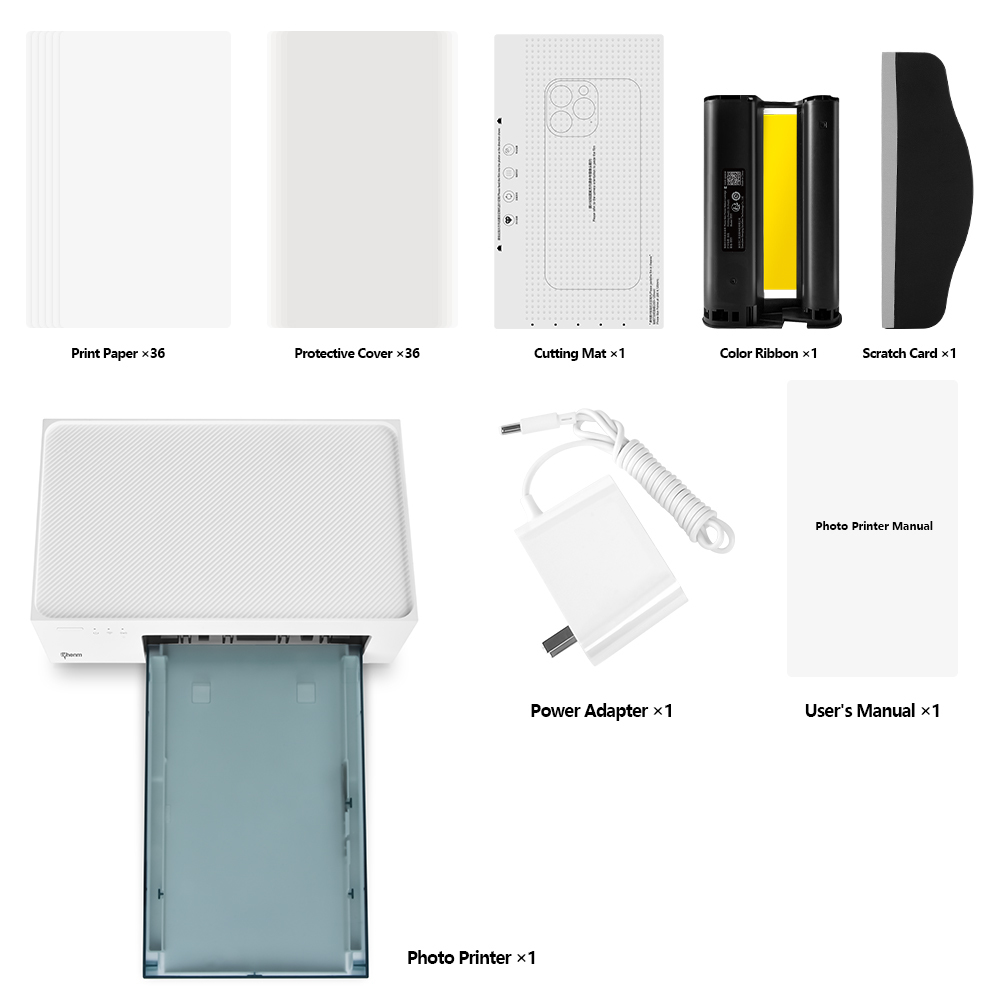 Daqin Inkless Mini Portable Custom Smart Printer for Phone Back Skin Stickers