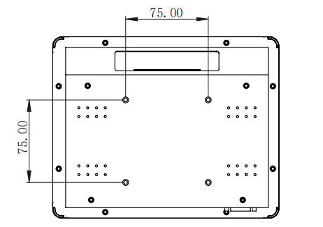 Embedded 8 Inch WiFi Network Industrial Panel PC with Linux OS and 300cd/m2 Brightness as Options