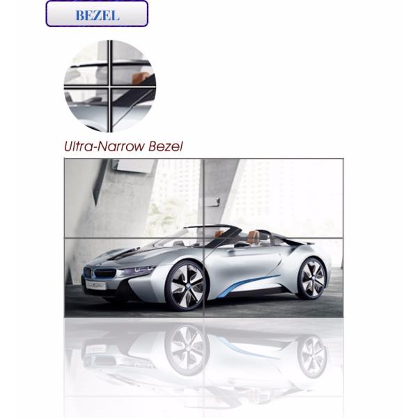Ultra Thin 4K LCD Video Wall Panel Built - In Speakers Remote Control Supported