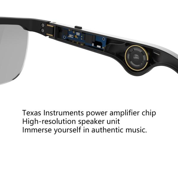 Mirror Glasses Leopard Print Cloth Accessories Conversation Navigation Open style multi-function Voice control AI Glasses